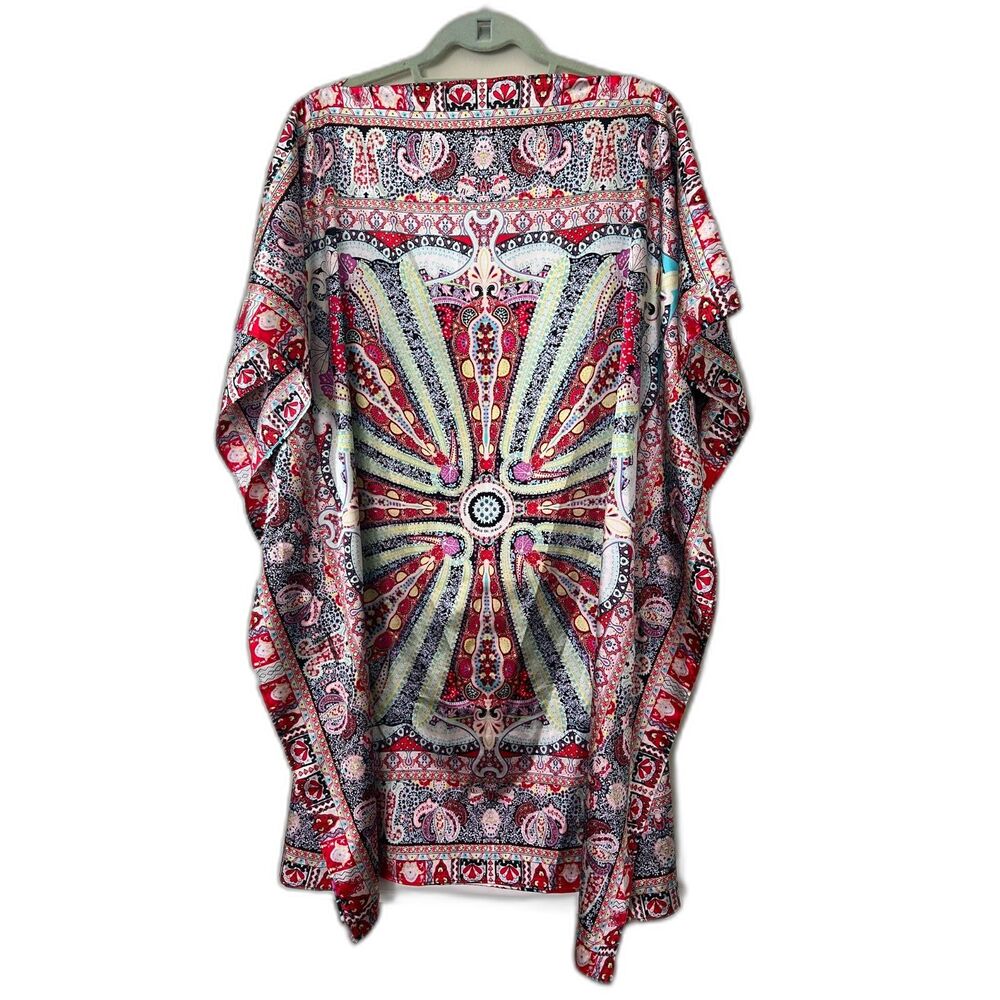 BCBG Maxazria patterned silky-feel caftan size XL